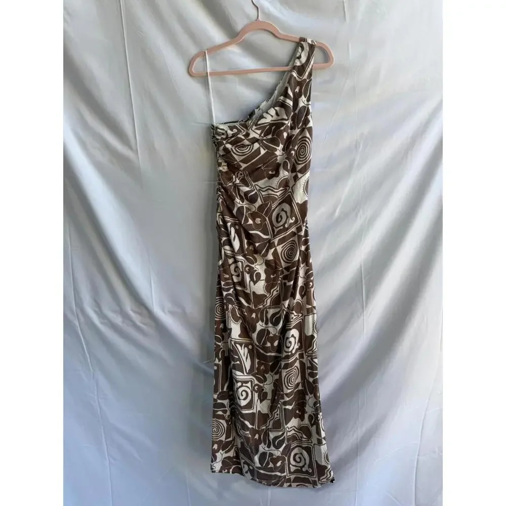 Mara Hoffman Brown Geometric Enya Dress Size 2 - Picture 2 of 6
